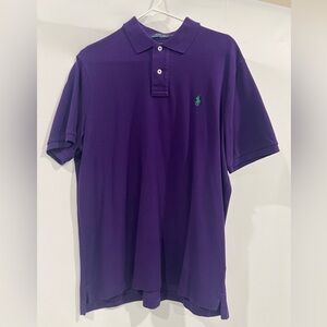 Men’s Purple Ralph Lauren Polo Size Large